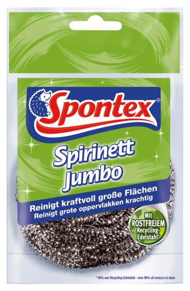 Spontex Spirinett Edelspirale "Jumbo", nicht kratzend, nicht rostend, (19331005) 1 ST