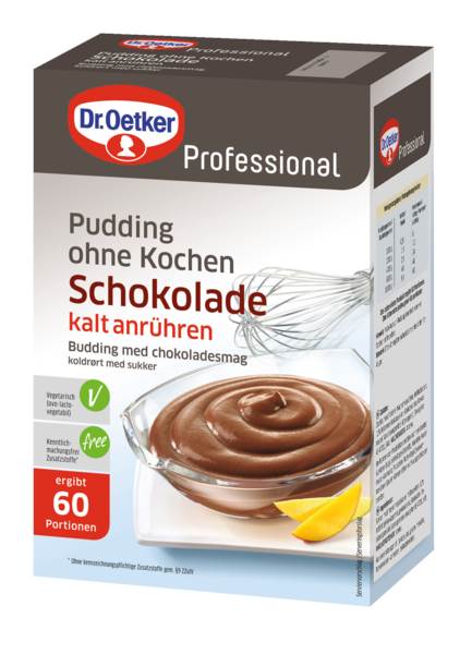 Dr.Oetker Professional Galetta Puddingpulver Schokolade, Instant, (1-39-251507) 1 KG/FS