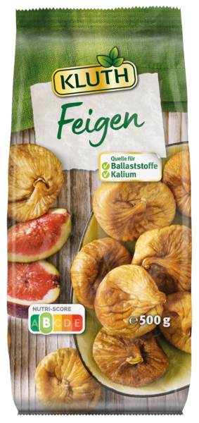 Kluth Feigen, getrocknet, 0,5 KG/PK