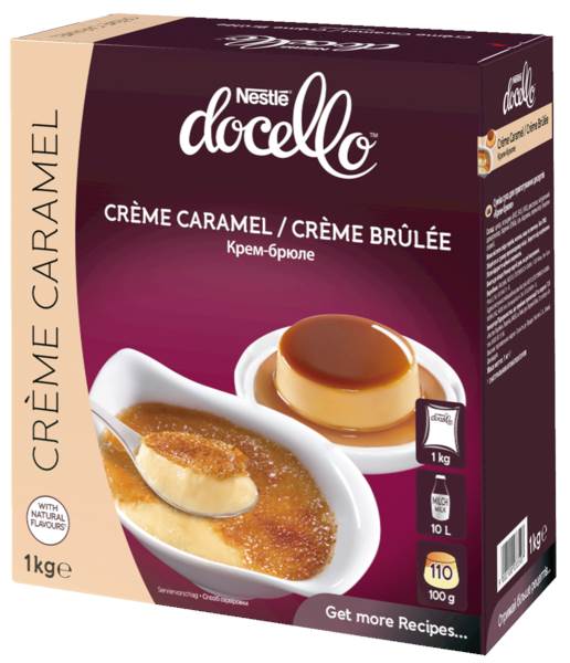 Nestlé docello Crème-Caramel, zum Kochen, (12202744) 1 KG/FS