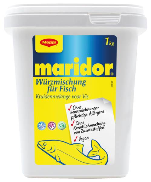 Maggi Maridor, Würzmischung für Fisch, (12332512) 1 KG/DS