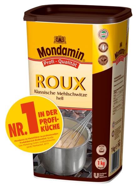 Mondamin Roux Klassische Mehlschwitze, hell, (760) 1 KG/DS