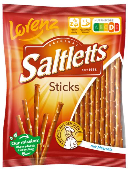 Lorenz Snack-World Saltletts Sticks Classic, Salzstangen, 75 G/BT