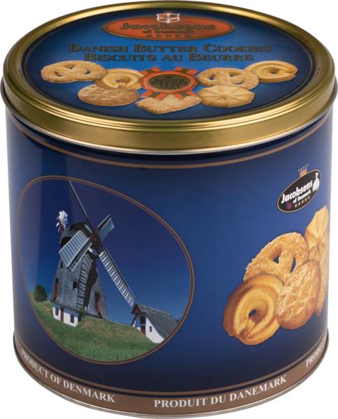 Duńskie ciasteczka maślane, częściowe posypane cukrem, 0,5 KG/PS