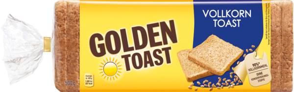 Golden Toast Vollkorn-Toast, Weizenvollkorntoast, 0,5 KG/PK