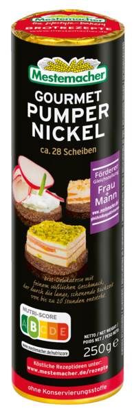 Pumpernickel, rulle, 250 g