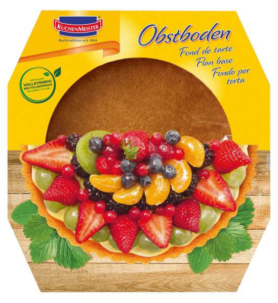Kuchenmeister Obsttortenboden, aus Rührteig, Ø 24 cm, 200 G/ST