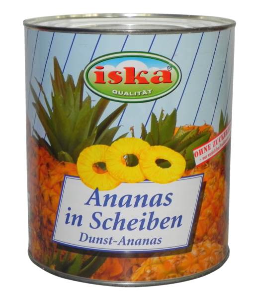 Dunst Ananas in Scheiben, ATG: 1780g, 3100ml, 3100 ML/DS