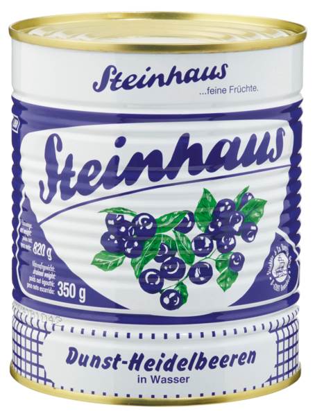 Steinhaus Dunst Heidelbeeren, ATG:350g, 850ml, 1 DS