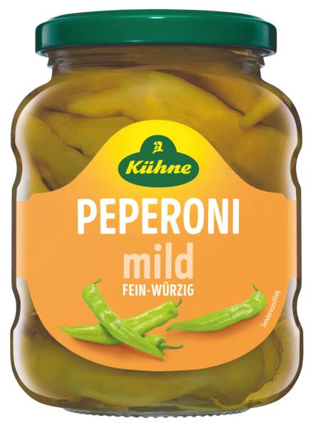 Kühne Peperoni, mild, ATG: 135g, 370 ML/GL