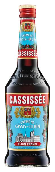 Cassissee, Creme de Cassis de Dijon, schwarzer Johannisbeerlikör, 16%, 0,7 L/FL
