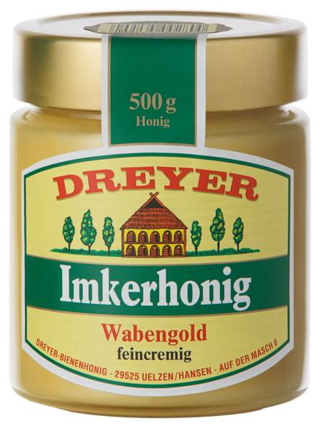 Dreyer Imkerhonig, cremig, 0,5 KG/GL