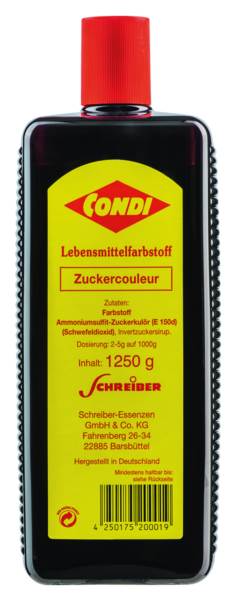 Condi Zuckercouleur, Lebensmittelfarbstoff, flüssig, künstlich, 1,25 KG/FL