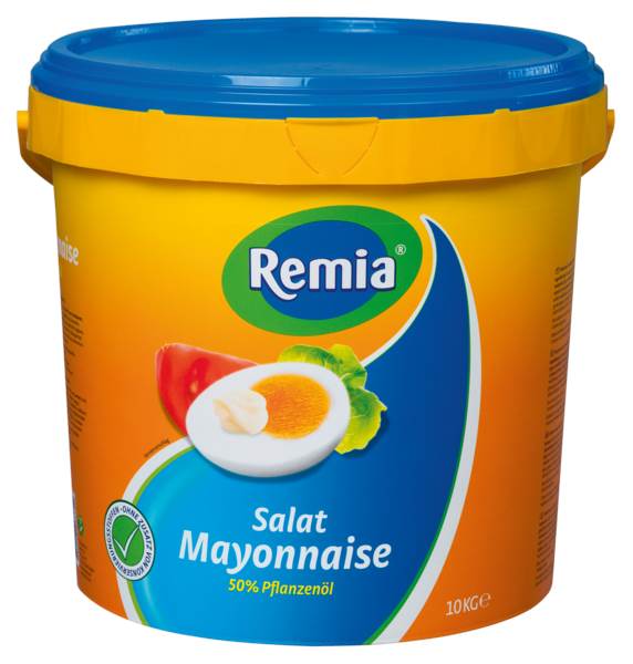 Remia Salatmayonnaise, ohne Konservierungsstoffe, 50% Fett, 10 KG/EI