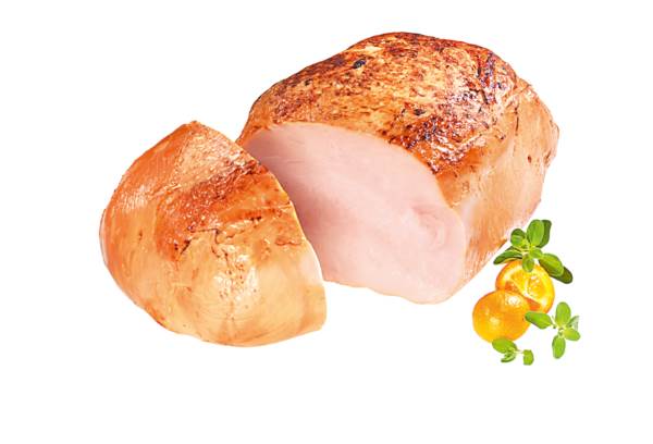 Holsteiner Putenräucherei Putenbrustfilet, mit Haut - heißgeräuchert und flambiert, 1/1 Stück, 2,3 KG/ST