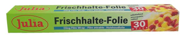 Julia Frischhaltefolie, 9my, 29cm breit, 30m lang, (A20222A) 30 M/RO