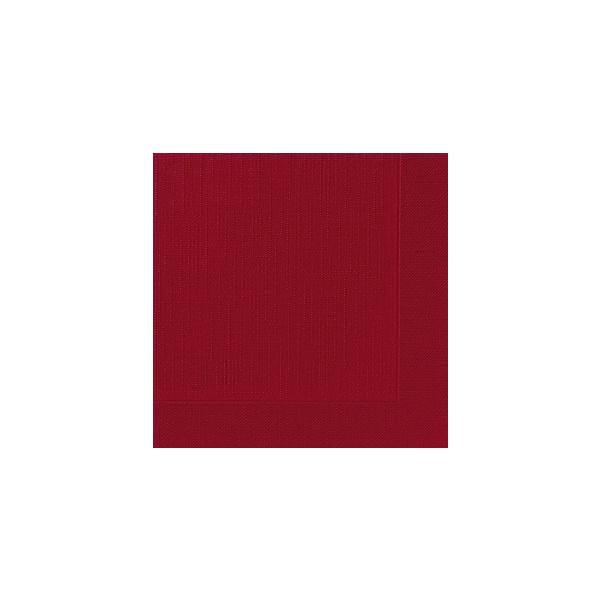 Duni Klassik-Servietten, bordeaux, 40x40cm, 4-lagig, 1/4 Falz, 50 Stück, (154671) 1 PK