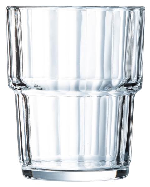 Arcoroc Stapelbecher "Norvege", 20 cl, H 88 mm, Ø 72 mm, Hartglas 1 ST