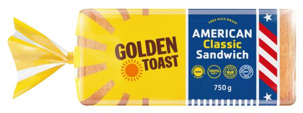 Golden Toast GT Amer.sandwich bread        750g 0.75 KG/PK