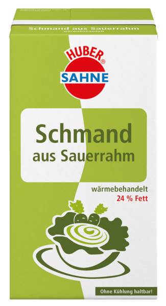 Huber Huber Sour Cream long Life 24% 1kg 1 KG/PK