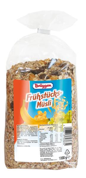 Brüggen Frühstücks-Müsli, 1000 G/BT