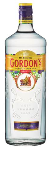 Gordon´s London Dry Gin, 37,5%, 1 L/FL