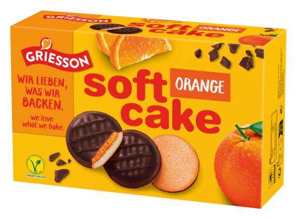 Griesson Soft Cake Orange, 2 x 150g, 0,3 KG/PK