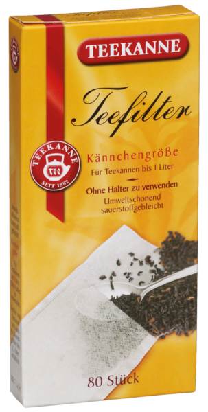 Teekanne Teefilter für Kännchen, bis 1 Liter, Geschmacksneutral, (5757) 1 PK