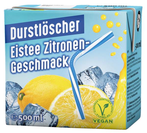 Durstlöscher Durstlöscher Eistee Zitrone, 0,5 L/PK