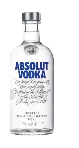 Absolut Vodka, 40%, 0,7 L/FL