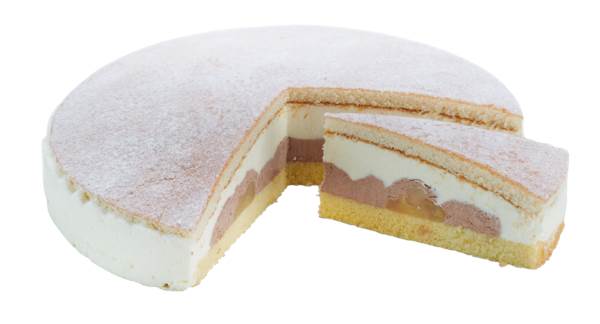 TK Pfalzgraf Eierlikör Schoko Torte, Ø 28cm, 1400 G/ST zu 14 Stück geschnitten, mit Alkohol