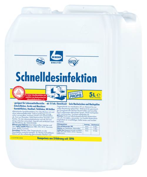 Dr. Becher Schnelldesinfektion, 5 L/KN