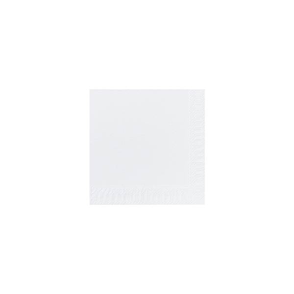Duni Zelltuch-Servietten, weiß, 33x33cm, 2-lagig, 1/4 Falz, 3000 Stück, (341455) 1 KT
