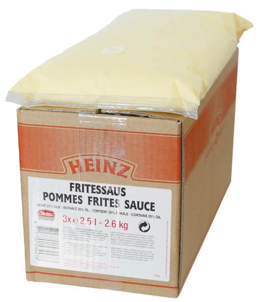 Heinz Pommes-Frites Sauce, 25% Fett, Sauce-O-Mat, 2,6 KG/BT