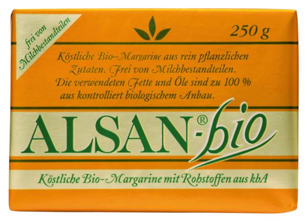 Alsan Bio Margarine, 250 G/PK