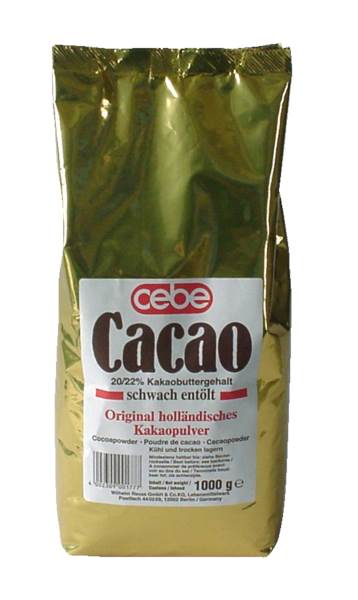 Cebe Cacao 20/22%              1kg 1 KG/BG