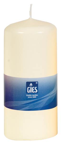 Gies Kerzen Świece grube, szampańskie, ok. 130x60mm, ok. 32 godziny czas wypalania, (205-237005-14) 1 ST