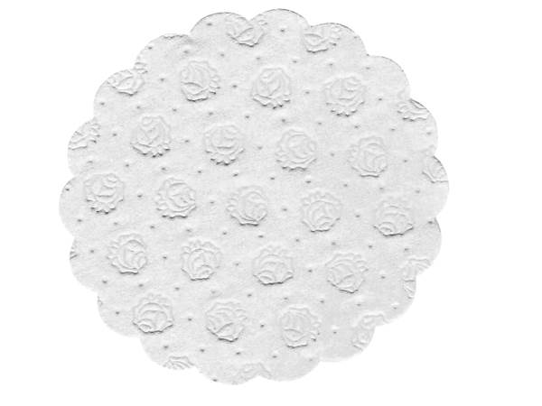 Demmler Tassendeckchen/Tortenspitzen, weiß, rund, 1-lagig, 9cm, 500 Stück, (0921115001) 1 PK