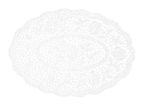 Demmler Mokkadeckchen, weiß, oval, 24x17cm, 500 Stück, (2414105001FSC) 1 PK
