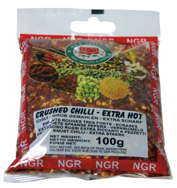 NGR Chillischoten geschrotet  100g