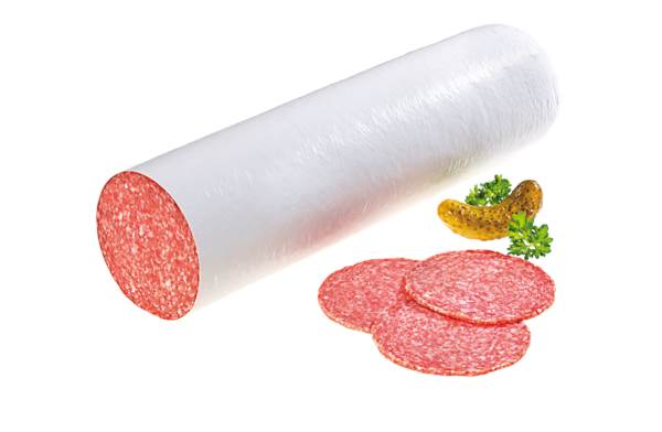 Dölling Salami, weiss, im Kunstdarm, Kaliber 80, 2 KG/ST