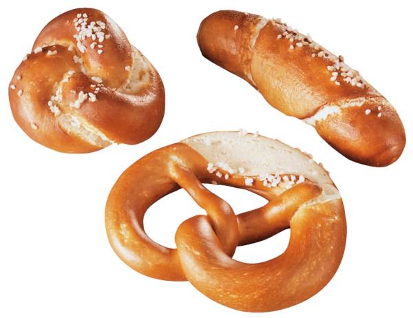 TK Ditsch Laugengebäck Mini-Mix 40g, 144 ST/KT vorgegärter Teiglinge-Mix aus je 48 Mini-Brezeln, Mini-Stangen & Mini-Knoten