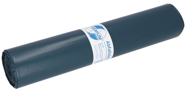 Deiss Müllbeutel, blau, 800x1000mm, 120 Liter, 60my, 250 Stück, (10306) 1 KT