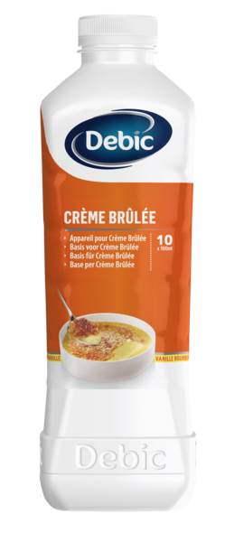 Debic Creme Brulée, 12,9% Fett, 1 L/FL Dessertspezialität mit Bourbon Vanille