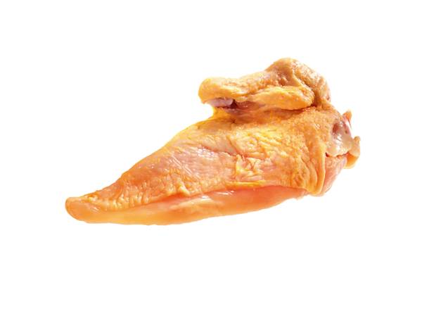 TK französisches Maishähnchensupremes, Brust mit Haut, ohne Knochen, mit Flügel, 0,5 KG/PK