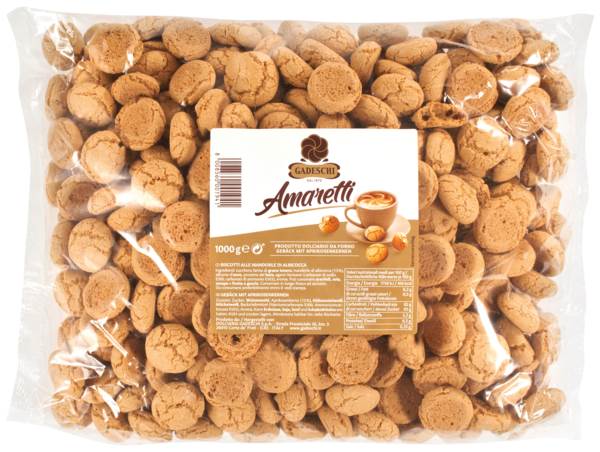 Gadeschi Amaretti, oryginalne włoskie ciasteczka kruche, 1 KG/TB