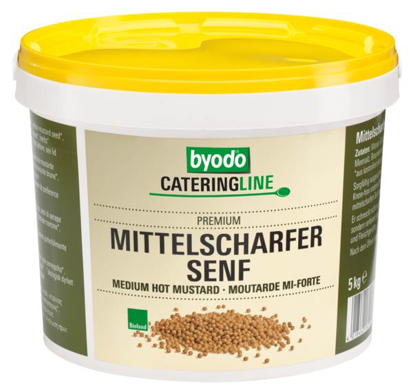 Burkhardt BIO Senf, mittelscharf, 5 KG/EI