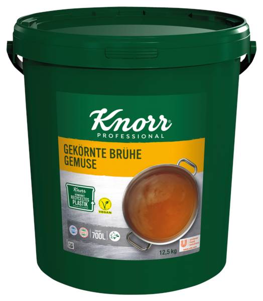 Knorr Gekörnte Brühe Gemüse, instant, (4896) 12,5 KG/EI
