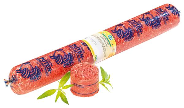 Holsteiner Putenräucherei Puten-Zwiebelmettwurst, im Kunstdarm, Kaliber 43, 0,5 KG/ST