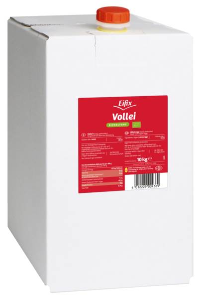 Eifix frisches Bio Vollei, 10 KG/BX